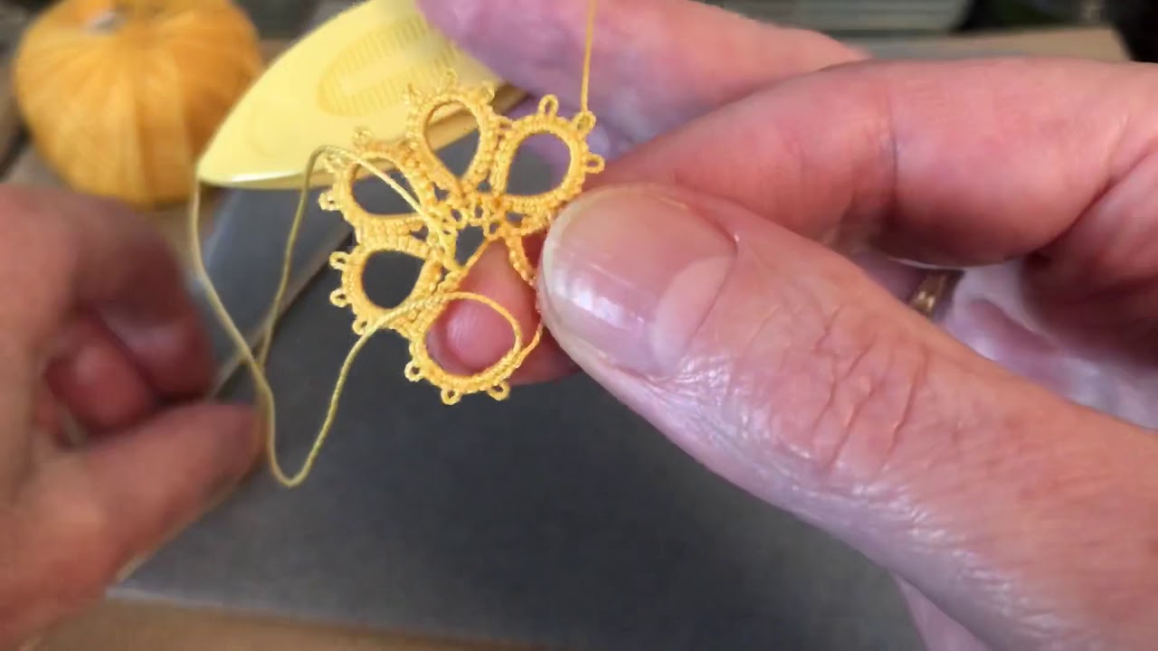 Left handed Folded Join in Tatting YouTube