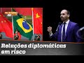 Embaixada da China repudia fala de Eduardo Bolsonaro