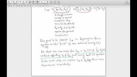 10 2  Lagrangian of Interacting Particles