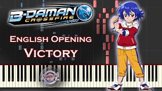 Bdaman Crossfire English Opening  Victory  Synthesia Piano Cover  Tutorial