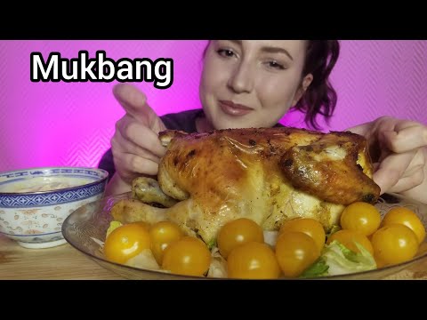 Видео: КУРОЧКА СОЧНАЯ СОУС МУКБАНГ АСМР | MUKBANG ASMR  먹방 eatingshow