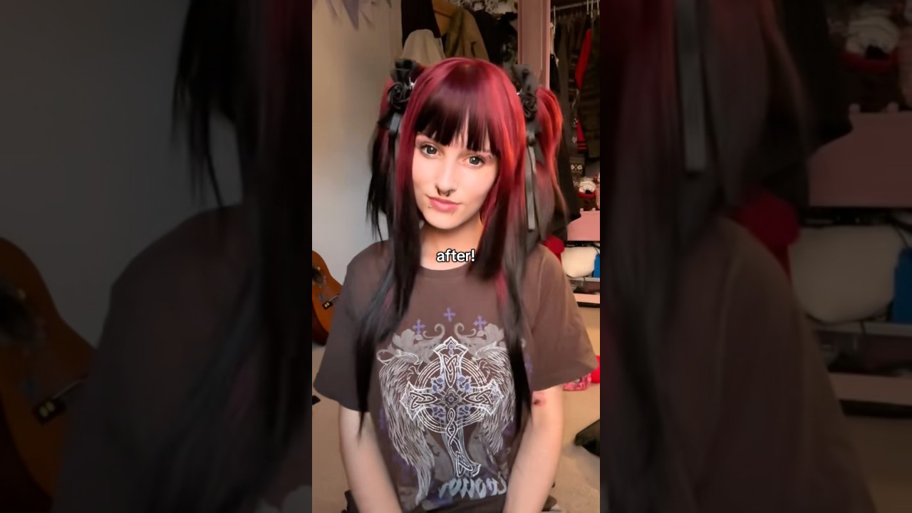 i style my wigs like THIS? #makeuptutorial  #makeupshorts #shorts #grwm #alternative #wigstyling