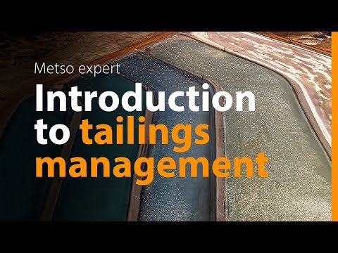 Tailings and tailings management: Current state, challenges and the future