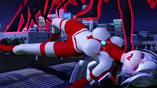 Ultraman Female vs Demon Lord Nữ Siêu nhân điện quang bị Quỷ Vương đánh bại và đồng đội giải cứu