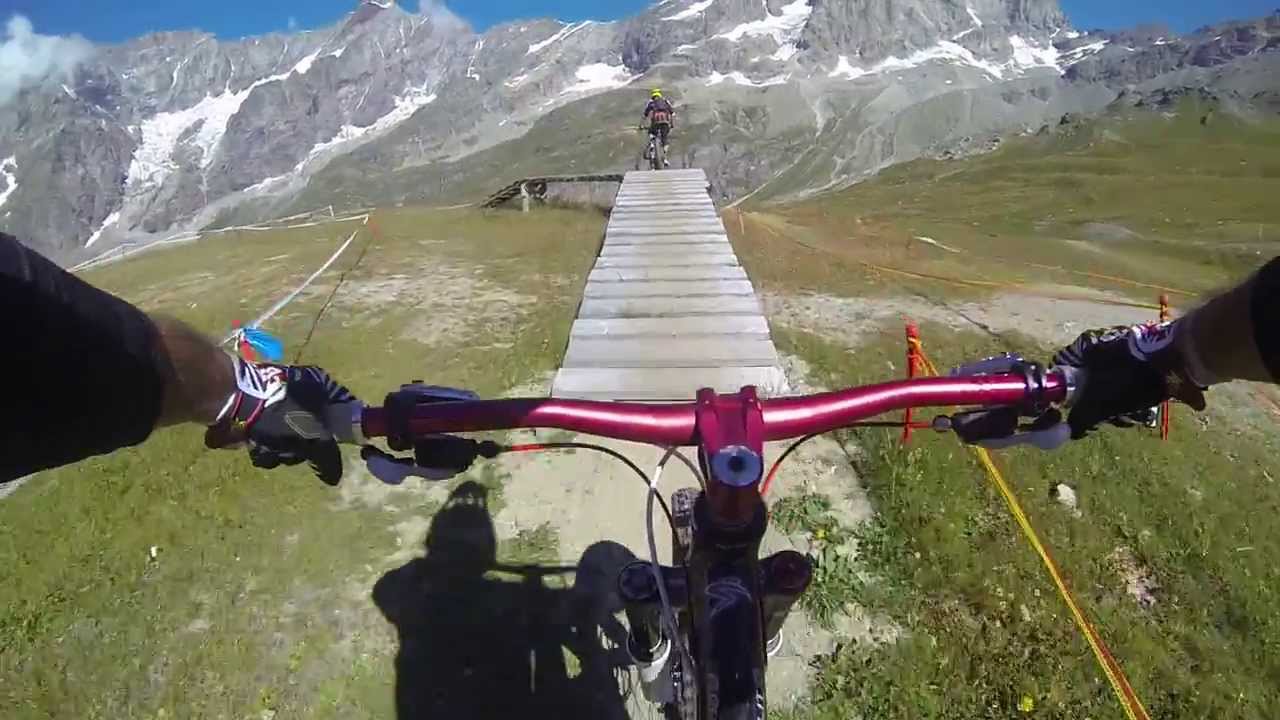 Bike Park Cervinia Discesa Plain Maison Trail 1 - YouTube