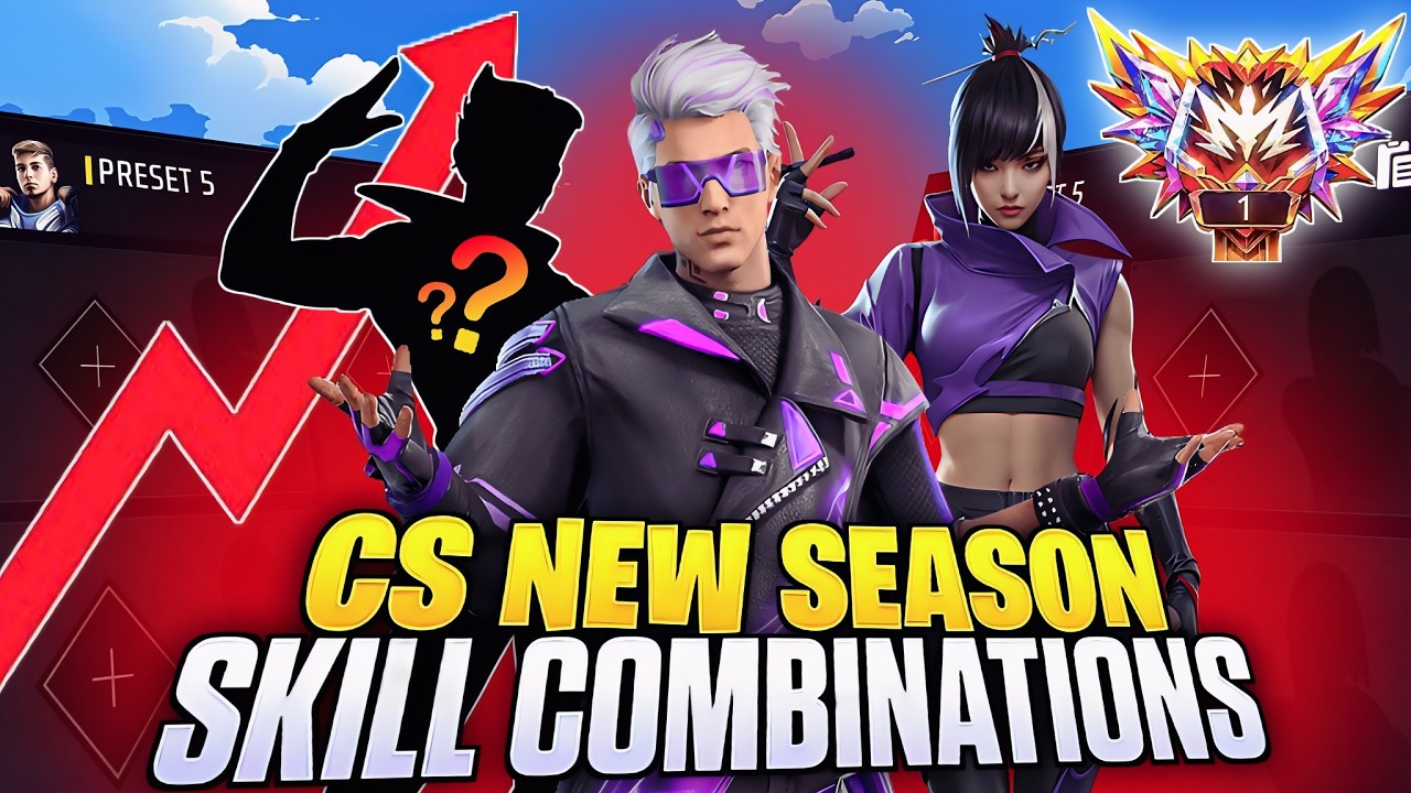 CS Rank New Season Meta Combo 😈 Top 3 Overpowered Character Setup
