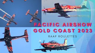 Gold Coast Pacific Air Show 2023 RAAF Roulettes 골드코스트 에어쑈 オーストラリア空軍ルーレット AUSTRALIA