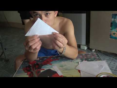 Diy- Final cut to perfect an isosceles triangle from paper