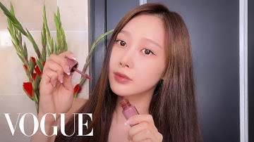 Aespa Rapper Giselle’s "Day Off" K-Pop Idol Beauty Routine | Beauty Secrets | Vogue