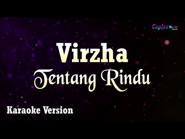 Virzha - Tentang Rindu (Karaoke Version) class=