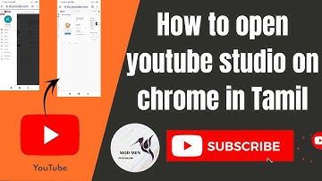 How to open youtube studio in chrome in tamil step by step by hari official