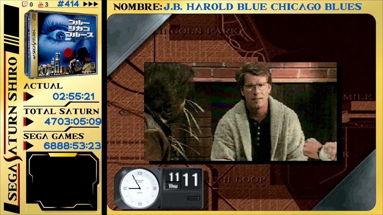 SSS 414 J. B. Harold | Blue Chicago Blues | Parte 2 + Ending | (Subt) Sega Saturn Shiro 