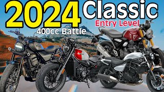 2024 Upcoming Classic Bike - Cruiser / Roadster , Full Detailed Comparison Specs Features & Price