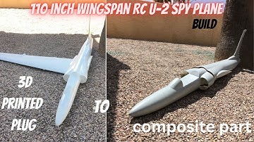 110 inch Wingspan RC U-2 Spy plane Build