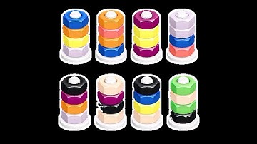 Nut Sort Levels 31-34 Complete Walkthrough – Master Every Challenge!