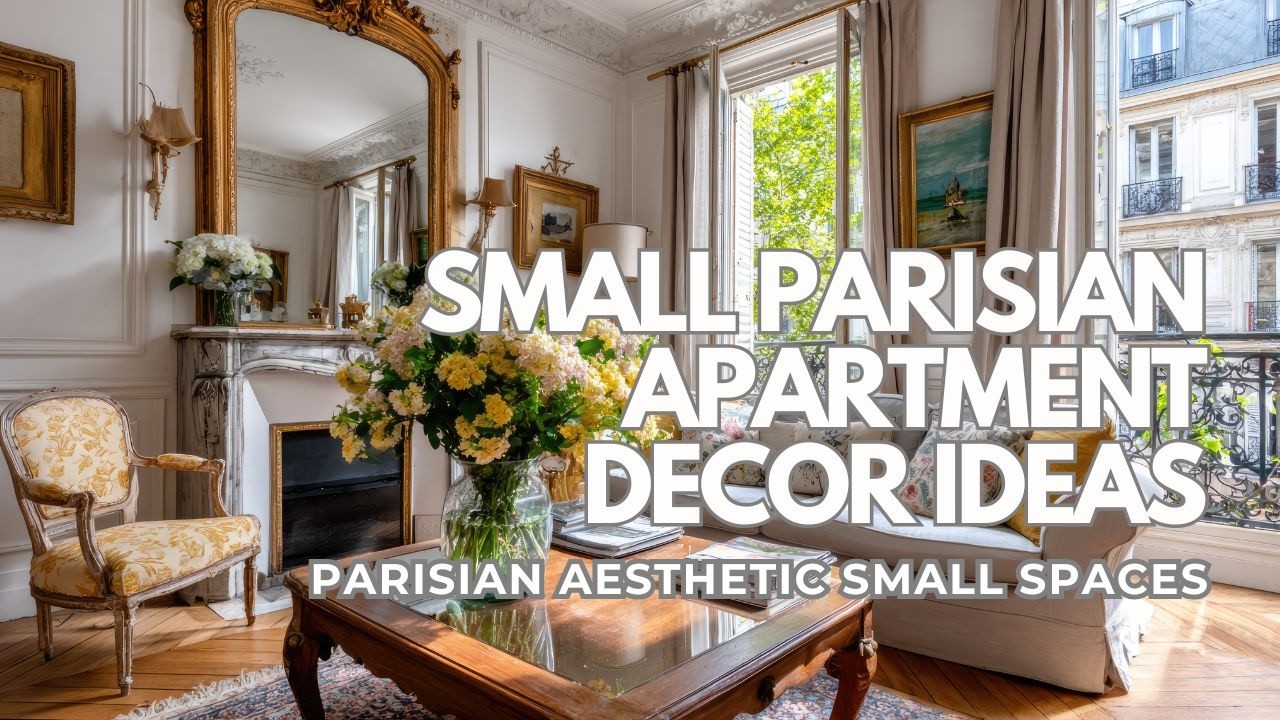 Идеи для оформления небольшой парижской квартиры мечты: парижская эстетика в любом маленьком прос...