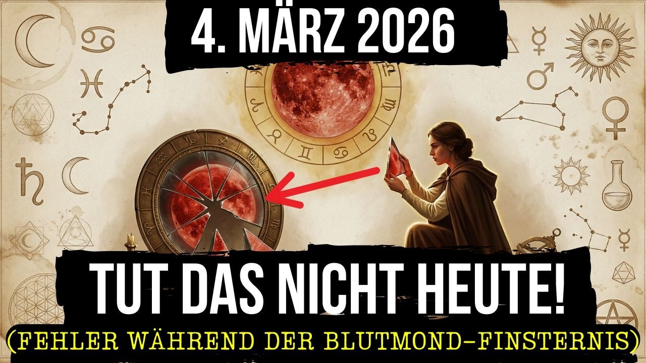 DINGE, DIE IHR NACH DER FINSTERNIS NICHT TUN DÜRFT! Die nächsten 48 Stunden entscheiden alles!