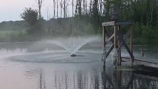 Pond Fountain Aerator Floating Pump With Timer in 1 acre pond Amazon Review