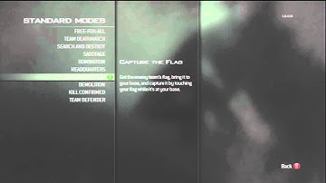 Call of Duty Modern Warfare 3 All Multiplayer Game Modes