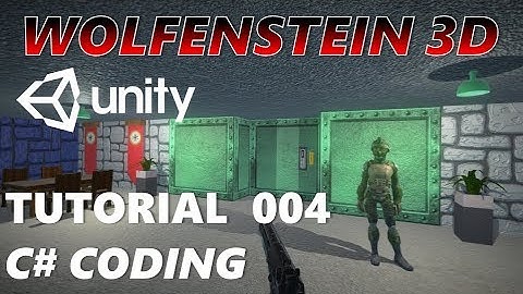 How To Make An FPS WOLFENSTEIN 3D Game Unity Tutorial 004 - C# CODING