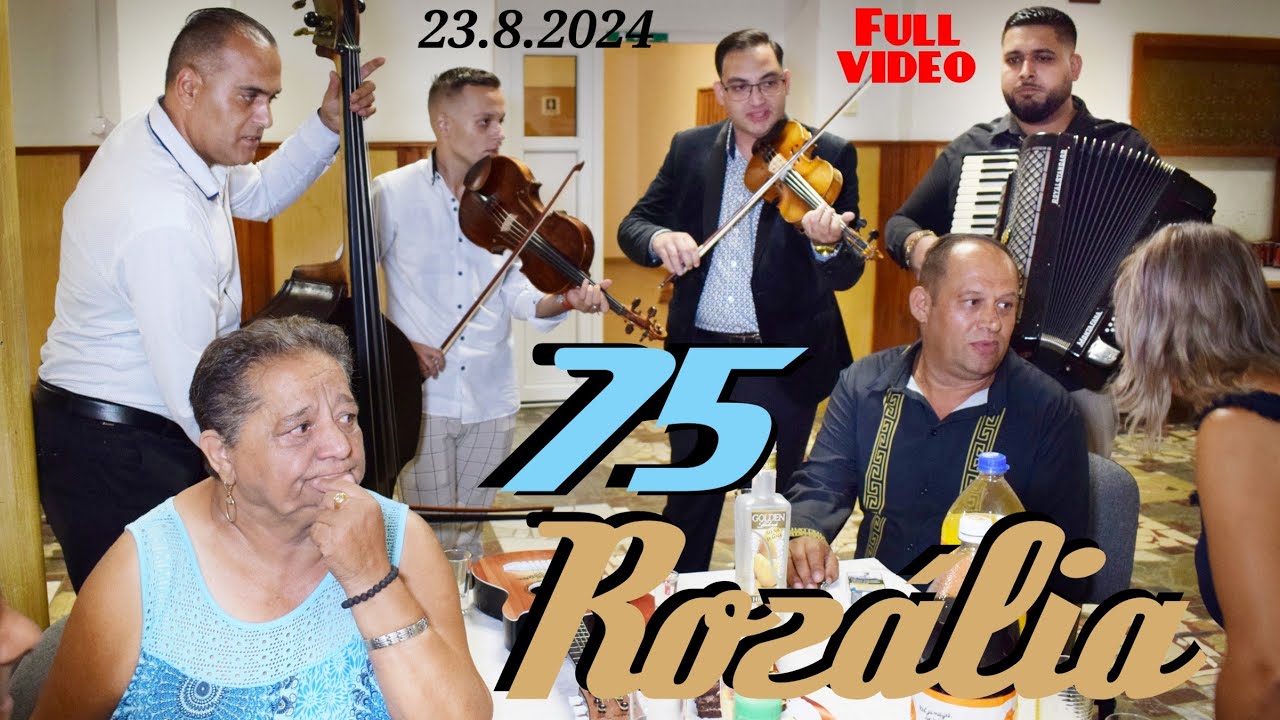 Rozália '75' oslava narodenín 23.8.2024 full video