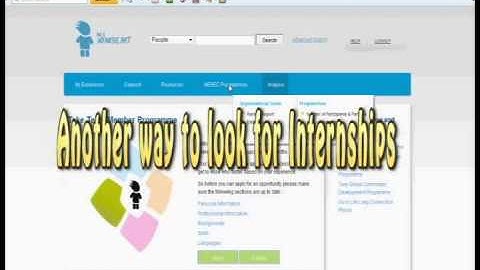 AIESEC Oran - OGX - How To Browse Internships on MYAIESEC.NET