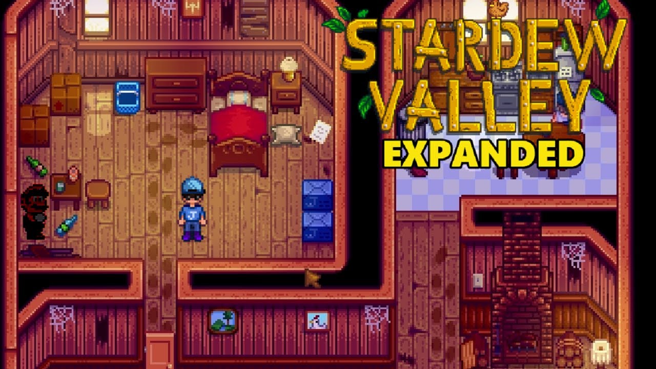 Stardew Valley Expanded Mod - Revamped Interiors! - YouTube