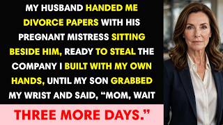 My Husband Handed Me Divorce Papers With His Pregnant Mistress Sitting Beside Him,... News