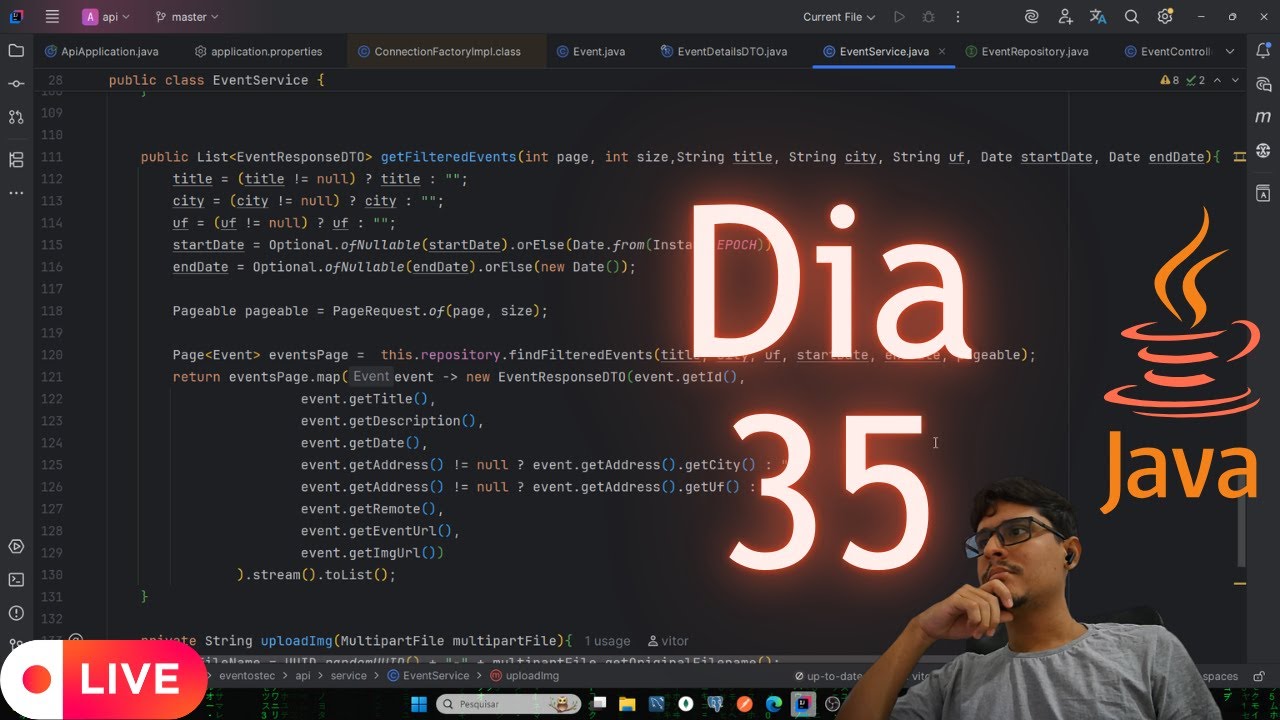 Estudando Java TODO DIA até Virar Júnior – Episódio 35 - YouTube