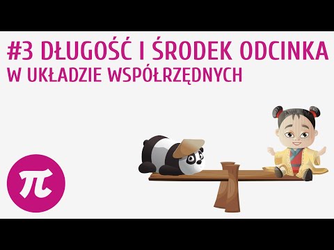 Długość i środek odcinka w układzie współrzędnych #3 [ Układ współrzędnych ]