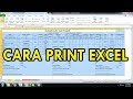 Cara Print Excel Tanpa Terpotong