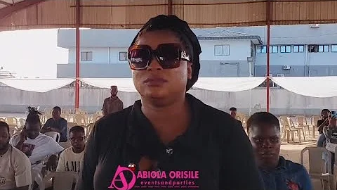 Arrival of Nollywood Star,Kemi Afolabi to Late Murphy Afolabi's Artiste night..