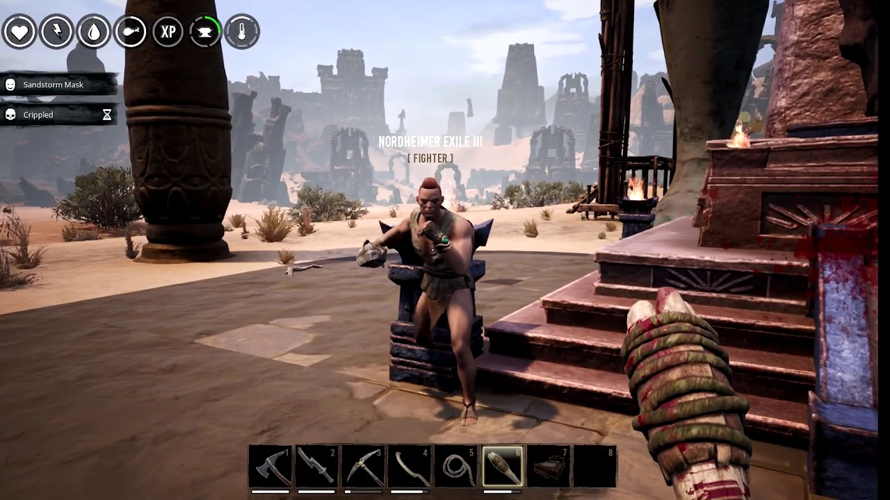 Conan Exiles - The Frozen North - Godsight Spire, Breaking New Thralls ...