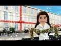 DECORATING AMBERRY HOTEL FOR CHRISTMAS on Bloxburg | Roblox