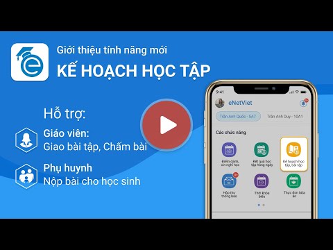 Hướng dẫn Phụ huynh học sinh nộp bài tập về nhà cho HS trên app eNetViet