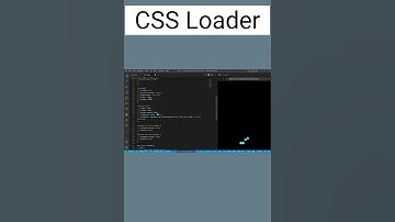 How to make CSS Loader using HTML & CSS #shorts #ytshorts #css #loader