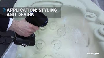 (2013) 3D scanning a hot tub prototype with the Go!SCAN 3D