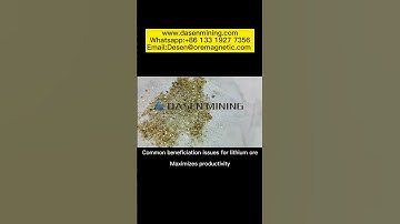 Lepidolite beneficiation technology # lepidolite flotation # lepidolite3