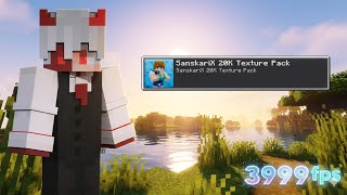 Best Minecraft Mcpe 1.21+ SanskariX 20K PVP Texture Pack #minecraft #mcpe @ShadikGamer666