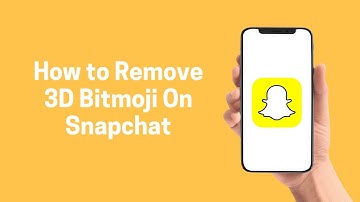 [Snapchat] How to Remove 3D Bitmoji On Snapchat 2022 (Snapchat)