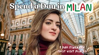 Italy Vlog | Explore Milan in One Day, Things to do in Italy 2024, Milan City Guide, Europe Tour