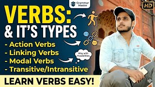 Verb and Its Types | Main, Helping, Action, Linking Verbs | English Grammar Lecture