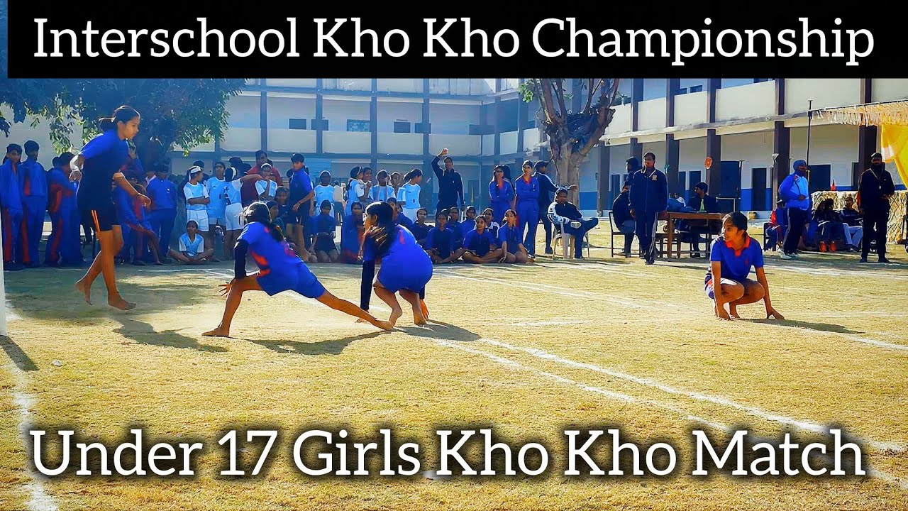 Under 17 Girls Kho Kho Final Match || 1st Inning || Interschool Kho Kho Match 