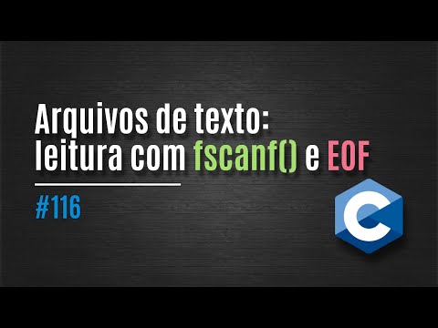 Vídeo: O Fscanf retorna EOF?