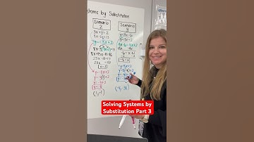 Solving systems of equations part 3! #iteachalgebra #math #algebra #teacher