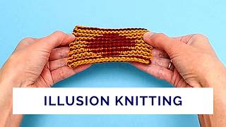 How to make "magical" knits? Live online workshop about illusion (shadow) knitting