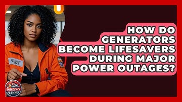 How Do Generators Become Lifesavers During Major Power Outages? - Your Emergency Planner
