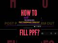 Steno PPF Kaise Fill Kare ? Full Process in 60 Seconds