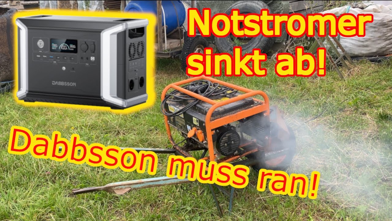 Notstromer in Not, Powerbank Dabbsson DS 2300 hilft!