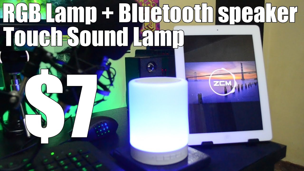 Touch Sound Lamp unboxing & review - YouTube